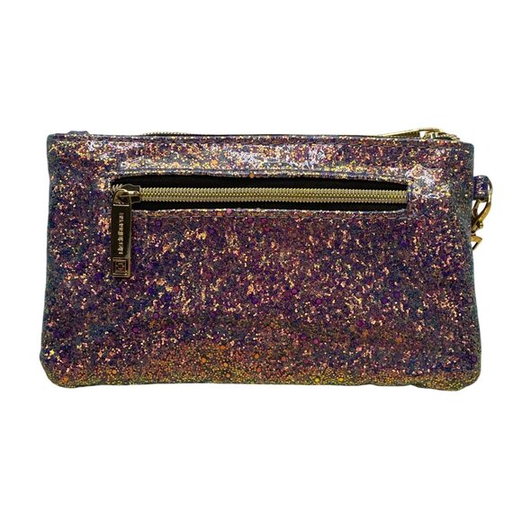 Liz Claiborne Women’s Multi Glitter RFID Phone Charging Wristlet Wallet Size S - Picture 3 of 12